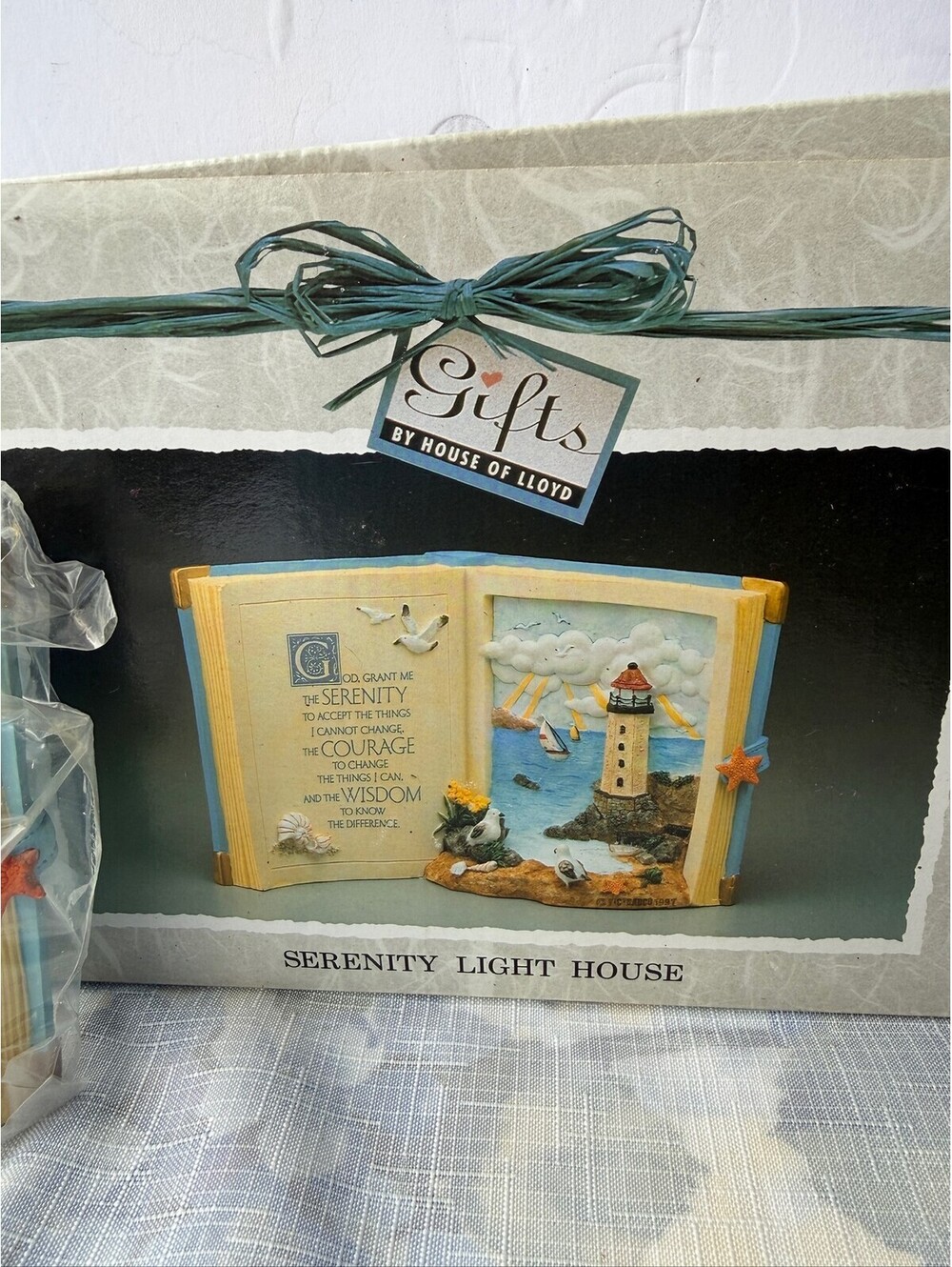 Vintage 1997 Gifts by House of Lloyd Serenity Light House Figurine S-12